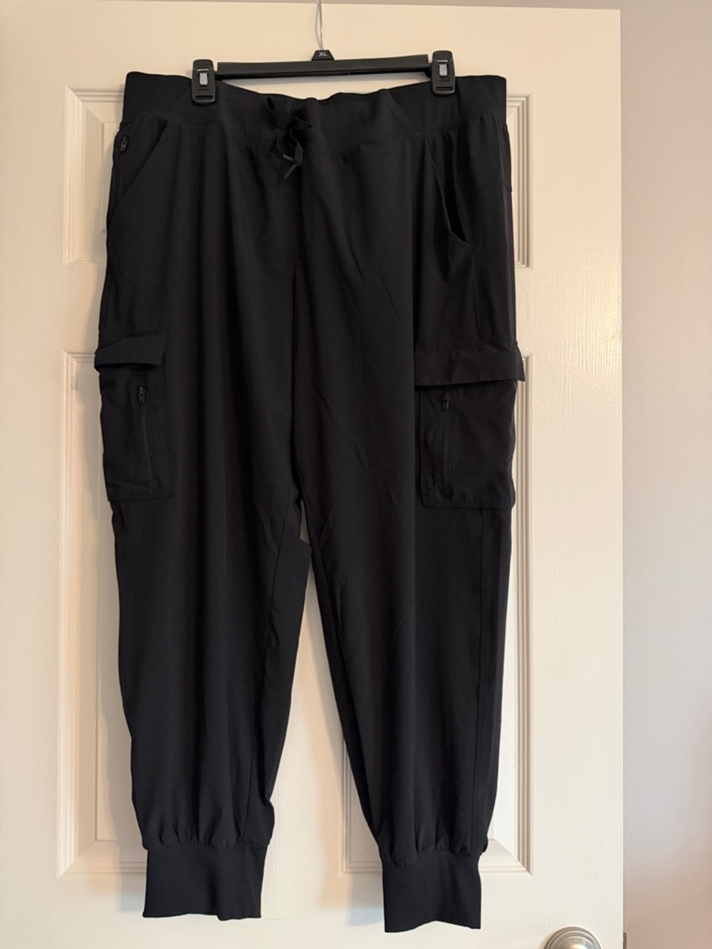all in motion Black Cargo Joggers with Drawstring Waist